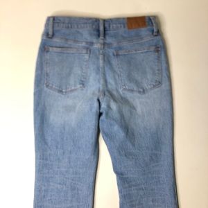Madewell Cali Demi bootcut jeans with buttonfly